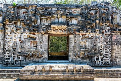Mexiko Halbinsel Yucatan Chicanna Ruinen